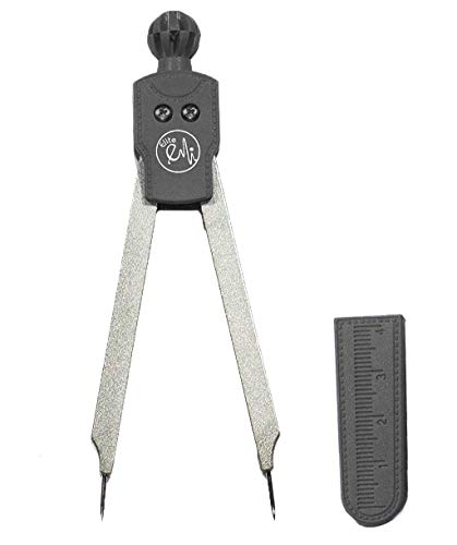 EMI Premium Quality Deluxe EKG ECG Caliper - Chrome Tip with Case and Tip Cover EKG-100